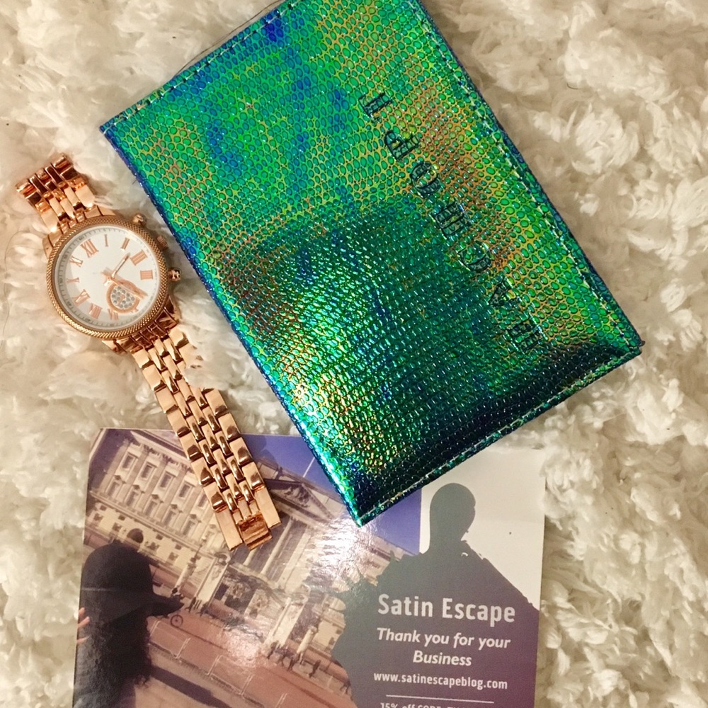 Mermaid Blue Passport Cover